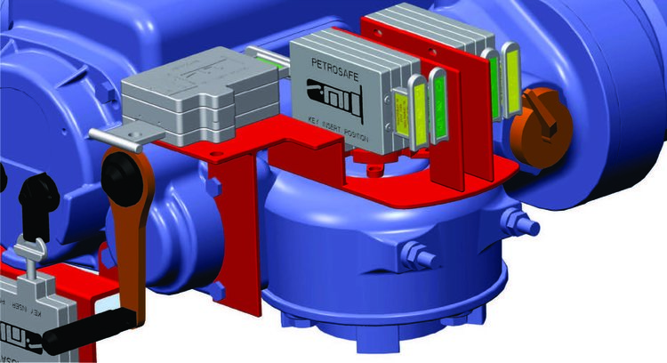 Interlock for Manual Overrride Function+&+KEU+on+Gear+Box